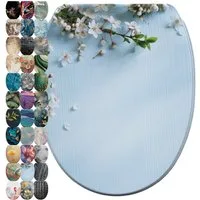 Sanilo WC-Sitz mit Absenkautomatik & Top Fix in vielen Designs, hochwertig, abnehmbar, leichte Montage von oben, mit Schraubenzieher