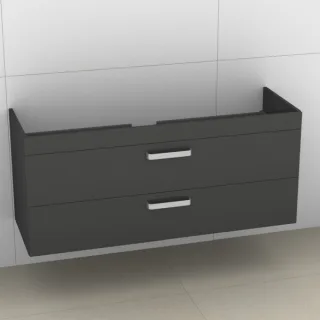 Artiqua 414 Waschtischunterschrank für Sentique 5142E0 Anthrazit Hochglanz, 414-WU2L-V20-7015-51 414-WU2L-V20-7015-51