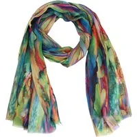 MIRROSI Modeschal Weicher & Leicht Großes Schal, ca.75x180cm, Regenbogen Print, (aus 100% Viskose, Atemberaubende Designs), Damen Halstuch Stola ideal für Frühling, Sommer und Herbst