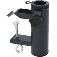 Linder Exclusiv GmbH Schirmhalter Sonnenschirmhalter in Anthrazit bis Ø 48 mm Klemme für Balkongeländer, 1 tlg.