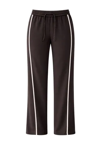 tuzzi - Hosen ESSENTIALS mit Gummibündchen dark chocolate - Gr. - 36