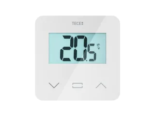 Tece floor Raumbediengerät SH-DT, Display weiß, Temperatur, 2 x AAA, 77420051 77420051