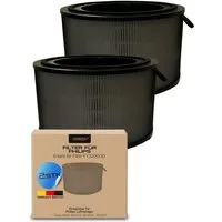 Comedes Filter-Set 2er-Set einsetzbar statt Philips FY3200/30, HEPA & Aktivkohle, Zubehör für passend für AC3210, AC3220 & AC3221 Luftreiniger