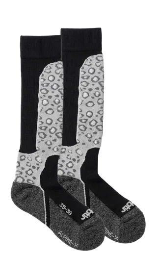 UNISEX LEOPARD SKI SOCK DX+SX (1504912-01F39)
