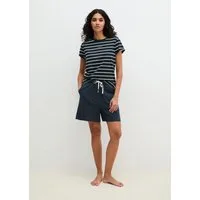 Marc O'Polo Shorty Mix N Match Cotton Pyjama Set Short (2 tlg., 2tlg) mit Streifen, Gummizug, Bindeband und seitlichen Taschen