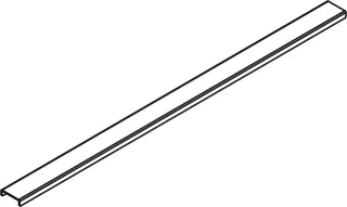 Kermi Rinnenabdeckung Line D4X 080, L 800 x B 45 x H 13 mm, BCD4X080000UK BCD4X080000UK