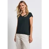 STREET ONE T-Shirt bestehend aus einem Materialmix