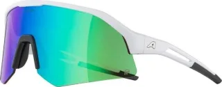 Alpina Sonic HR Q Sportbrille white matt/mirror green one size