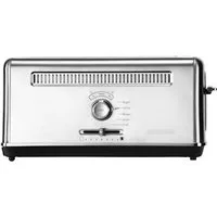 Gastroback Toaster, 1 langer Schlitz, für 2 Scheiben, 1100 W, Elektronisch geregelt: Immer gleiches Toastergebnis.