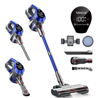 [EU Direct] MOOSOO AC1 12Kpa Cordless Vacuum Cleaner, Stick Vacuum With Deachable Battery,Powerful Vacuum With 2 Speeds