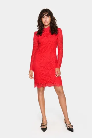 Kleid Fitted red