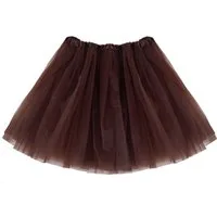 Goldschmidt Kostüme Kostüm Tutu 40cm braun Tüllrock