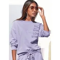 Buffalo Sweatshirt mit Statement Druck, Loungewear