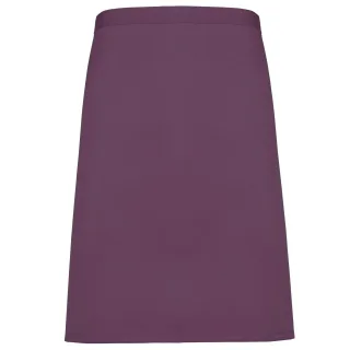 Premier Ladies/Womens Mid-Length Apron (2er-Pack) (Aubergine)