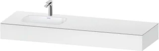 Duravit Qatego Einbauwaschtisch mit Konsole Weiß Matt 1600x550x170 mm - QA4693018180000 QA4693018180000
