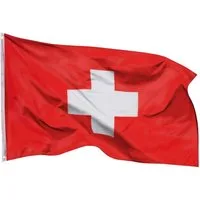 PHENO FLAGS Flagge Schweiz Flagge 90 x 150 cm Schweizerische Fahne Länderfahnen (Hissflagge für Fahnenmast), Inkl. 2 Messing Ösen
