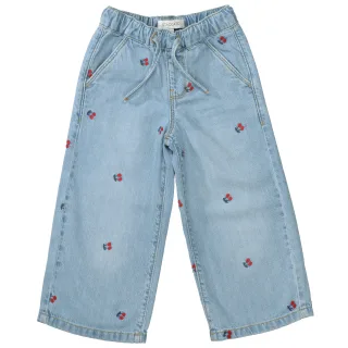 STACCATO - Md.-Jeans, Wide Leg light blue denim aop - Gr. - 92