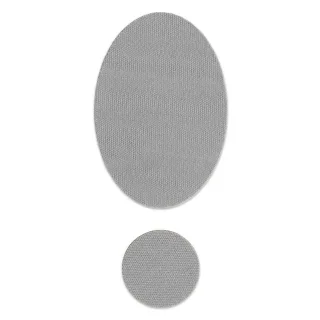 Prym Rub-on Patch MERINO, Farbe: hellgrau, Inhalt: 2 Stück.