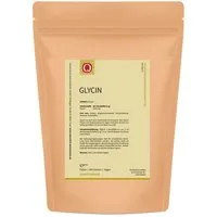 Quintessence Glycin – 98,5 % reines Glycin, Aminosäure - ohne Zusatzstoffe - 500 g Pulver, 500 g, Hochwertige Premiumqualität - vegan - wichtiger Baustein für Proteine