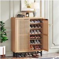 Tribesigns Schuhschrank 6-stöckiger, großer Schuh-Organizer aus Holz mit verstellbaren Regalen
