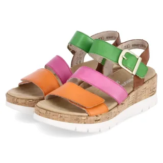 Remonte Sandalen - Gr. 40 - Mehrfarbig - Glattleder