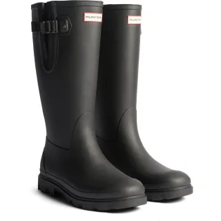 Hunter Field Downpour Verstellbare Gummistiefel Herren Schwarz Wellington-Stiefel