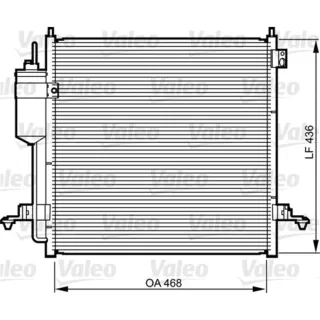 Valeo Klimakondensator Mitsubishi L200 Triton 2.5