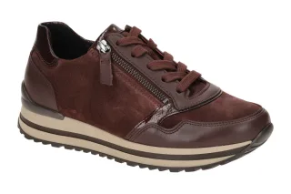 Gabor 76.528.38 TURIN Merlot Kombi Bequeme Schn?r-Halbschuhe