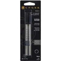 CROSS-USA Tintenroller CROSS Gel-Rollerballmine Selectip schwarz 0,7 mm, 2 Stück im Blister