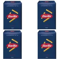 Barilla Nudeln, Barilla Girandole Nummer 34 Hartweizengrieß Nudeln 500g 4er Pack