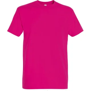 SOLS Mens Imperial Heavyweight Short Sleeve T-Shirt (Fuchsia)