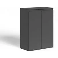 Vicco Kommode Claus, Anthrazit, 74 x 99.6 cm mit 2 Türen (1 St)