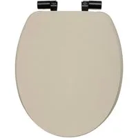 5five Simply Smart WC-Sitz Leise schließender Toilettensitz ONYX, 37,5 x 49,9 x 5,2 cm