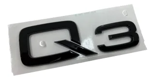 Original Audi Q3 Black Edition Emblem Schriftzug Logo Schwarz Q3 8U F3