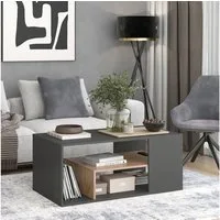 Vicco Couchtisch Edgar, Anthrazit/Goldkraft Eiche, 110 x 59 cm (1-St)