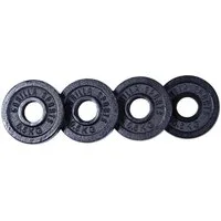 GORILLA SPORTS Hantelscheibe Set/Einzeln, 0,5kg-30kg Gewichte, 30/31mm, Gewichtsscheiben, Gusseisen, 2 kg, (1-tlg)