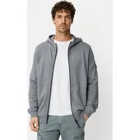 camel active Sweatjacke mit Taschen Langarm