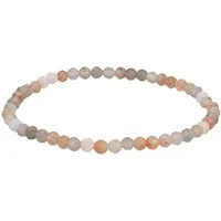 Lebensquelle Plus Armband Mondstein, facettiertes Armband, 4 mm