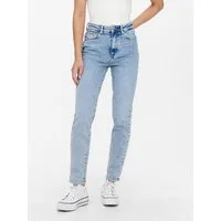 ONLY High-waist-Jeans ONLEMILY – Ankle-Jeans mit High Waist und geradem Schnitt helle Waschung für einen ausgewaschenen und helleren Denim-Look