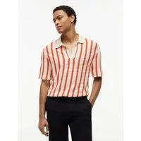 Tommy Hilfiger Poloshirt OPEN KNIT RELAXED FIT POLO aus Lochstrick, relaxed