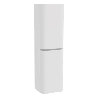 VitrA Glora Hochschrank mit 2 Türen Türanschlag links 45 x 39 x 160 cm (BxTxH) Weiß Matt,80407 80407