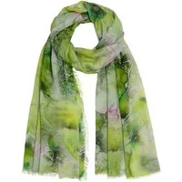 Caspar Modeschal SC532 Damen Sommer Schal aus weichem Modal floralem Muster