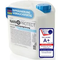 Nanoprotect Steinimprägnierung Naturstein-Imprägnierung (Steinimprägnierung für 40 - 60 qm), Unsichtbare Imprägnierung - Made in Germany