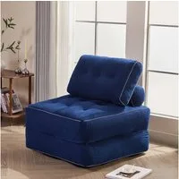 LITBIRD Schlafsofa faltbar, 4-in-1 Multifunktionssofa, Sitzsack-Sofa, Relaxsessel, 1 Teile, Spielsofa & Gästebett für kleine Räume