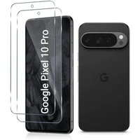 CLM-Tech Displayschutzglas 2X für Google Pixel 10 / 10 Pro, Panzerglas Folie - Blasenfreie Anbringung und kratzfest -, 2 Stück, Anti-Fingerabdruck