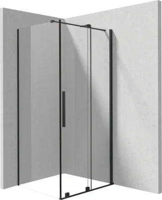 Neuesbad Duschkabine Schwarz 100x90 CM KTJ_N30R + KTJ_N39P NB1DEKPNNP10S091