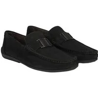 Desa Herren-Slipper – Obermaterial Leder, Textilfutter, flacher Absatz, oh Loafer