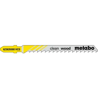 Metabo Stichsägeblätter clean wood 74 mm HCS - 100 Stück - 623704000