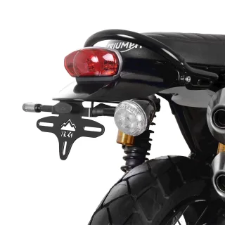 R&amp;G Kennzeichenhalter Heckumbau Triumph Scrambler 1200 XC / XE Bj.2019-2026 eintragungsfrei