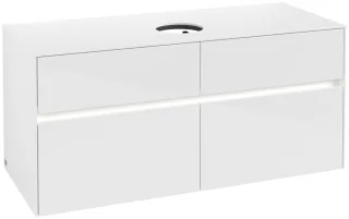 Villeroy & Boch Waschtischunterschrank Collaro C041B0 1200x548x500mm mit Beleuchtung C041B0DH